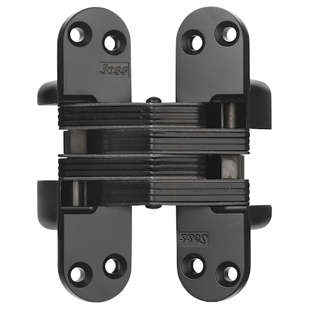 Soss Door Invisible Hinge, 1-3/4 in-2 in Door Thickness, 20 Min FR, US19 218US19